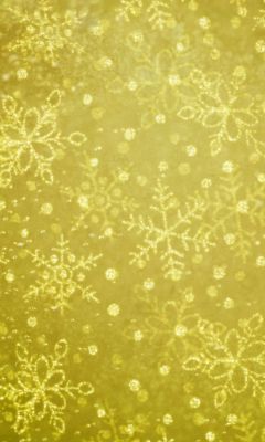 Goldenes Schneeflockenmuster
