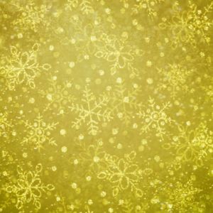 Goldene Schneeflocken Muster