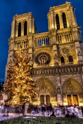 Weihnachten an der Kathedrale Notre Dame