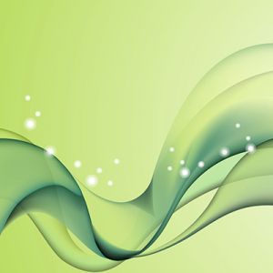Elegante Grüne Abstrakte Wellen