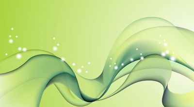 Elegante Grüne Abstrakte Wellen