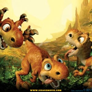 Niedliche Dinosaurier aus der Animation
