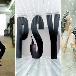 Tanzbewegungen von Psy
