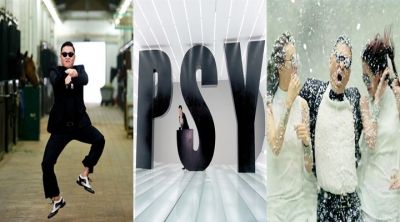 Tanzbewegungen von Psy
