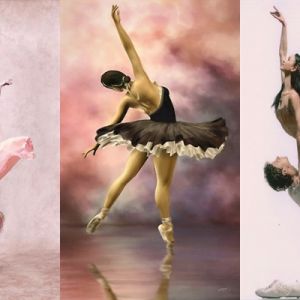 Elegante Ballettänzerinnen