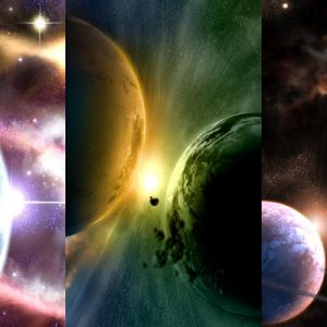 Beeindruckende Weltraumlandschaften