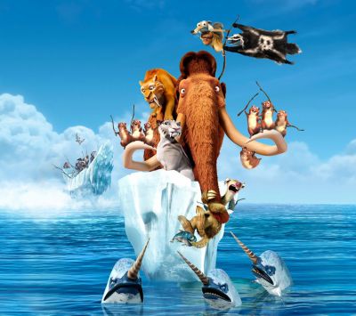 Abenteuer der Figuren aus Ice Age