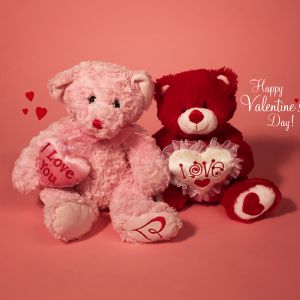 Valentinstags-Teddys