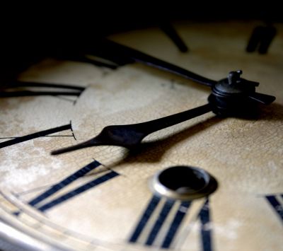 Vintage Uhr Nahaufnahme
