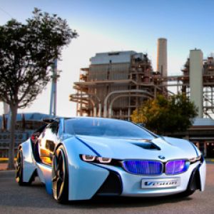 Futuristisches Auto BMW i8