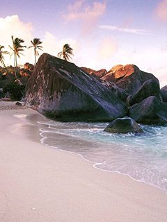 Tropischer Strand Sonnenuntergang