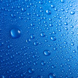 Blaue Wassertropfen