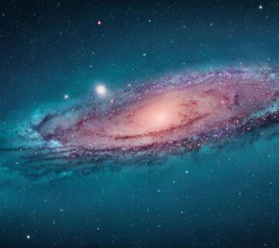 Hintergrund Andromeda-Galaxie