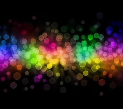 Bunte Bokeh Lichter