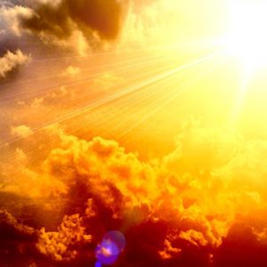Sonnenuntergang über dem Ozean