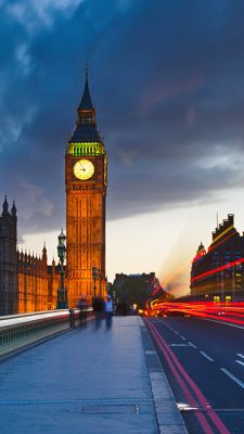 Big Ben in der Dämmerung