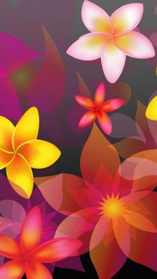 Buntes Blumenabstrakt