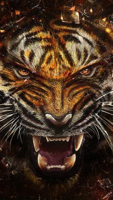 Fierces Tigergebrüll