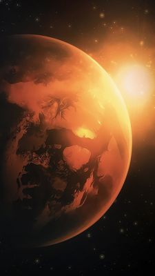 Mysteriöser Roter Planet
