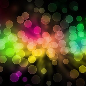 Bunte Bokeh-Hintergrund