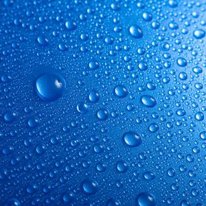 Blaue Wassertropfen