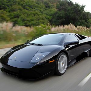 Lamborghini Murcielago in Bewegung