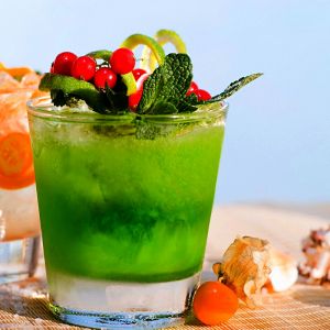 Erfrischender Grüner Cocktail