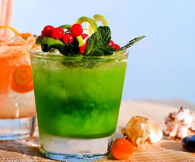 Erfrischender Grüner Cocktail
