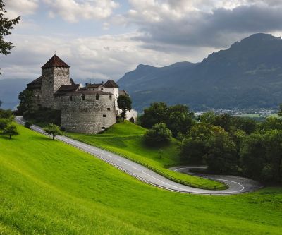Malersches Schloss Landschaft