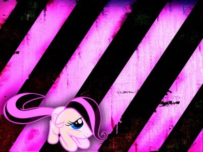 Süßes Pony auf Rosa Streifen