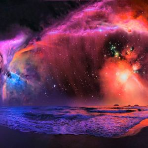 Kosmische Ozeansicht