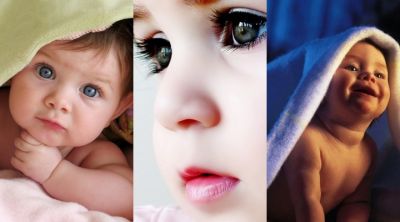 Niedliche Babygesichter