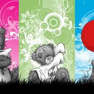 Niedliche Bärenillustrationen