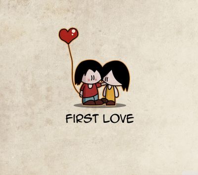 Illustration der Ersten Liebe