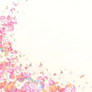 Buntes Florales Abstraktes Design