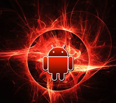Abstrakte Kunst Android Logo