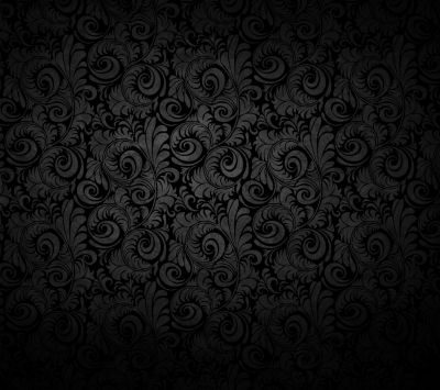 Elegantes Schwarzes Blumenmuster