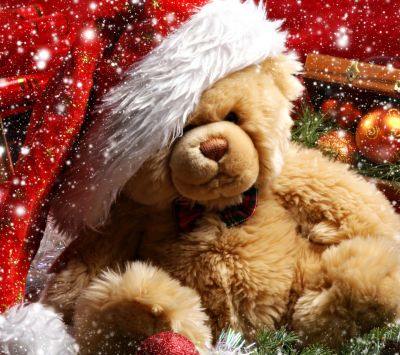 Süßer Weihnachtsbär
