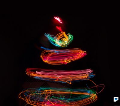 Bunte Lichtmuster