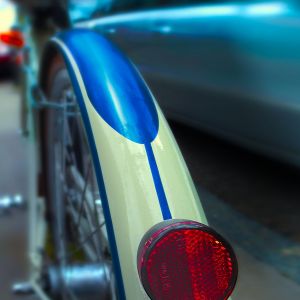 Vintage Fahrrad Rückansicht