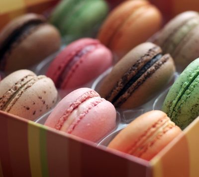 Bunte Macarons