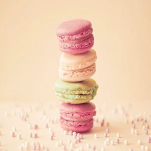 Bunte Macarons