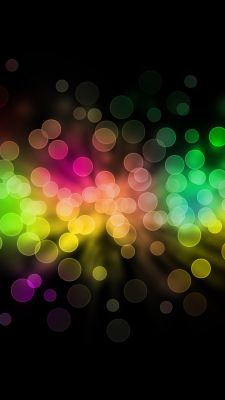 Bunte Bokeh-Abstraktion