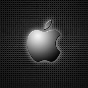 Apple-Logo auf Dunklem Hintergrund