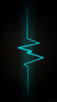 Neon Zick-Zack Muster
