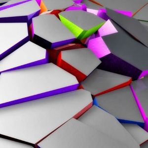 Buntes Geometrisches Abstraktes Design