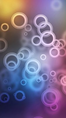 Bunte Blasenmuster