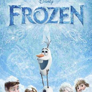 Hintergrund mit Frozen Charakteren