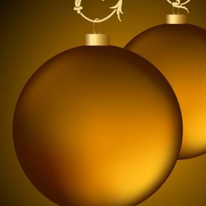 Elegante Weihnachtsornamente