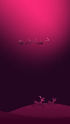 Weihnachts-Rentier-Silhouette